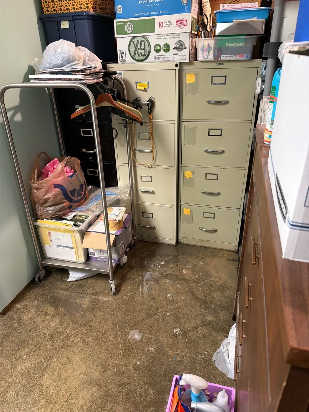 Large-scale water extraction in Saratoga business space